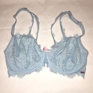 PINK - Underwire lace bralette